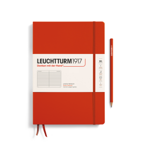 NOTATNIK LEUCHTTURM1917 COMPOSITION (B5) FOX RED, W LINIE