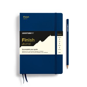 NOTATNIK LEUCHTTURM1917 FINISH JOURNAL MEDIUM (A5) GRANATOWY