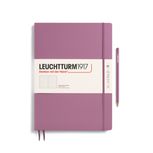 NOTATNIK LEUCHTTURM1917 MASTER SLIM (A4+)  TWARDY DUSTY ROSE W KROPKI