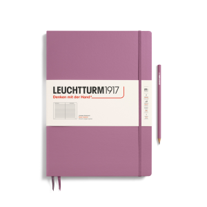 NOTATNIK LEUCHTTURM1917 MASTER SLIM (A4+)  TWARDY DUSTY ROSE W LINIE