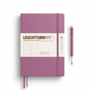 NOTATNIK LEUCHTTURM1917 MEDIUM (A5) DUSTY ROSE TWARDY W KROPKI