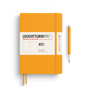 NOTATNIK LEUCHTTURM1917 MEDIUM (A5) EDYCJA 411 RISING SUN TWARDY GŁADKI 