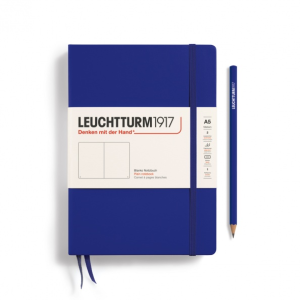 NOTATNIK LEUCHTTURM1917 MEDIUM (A5) INK TWARDY GŁADKI