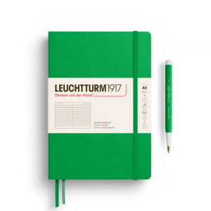 NOTATNIK LEUCHTTURM1917 MEDIUM (A5) SPRING LEAF TWARDY W LINIĘ