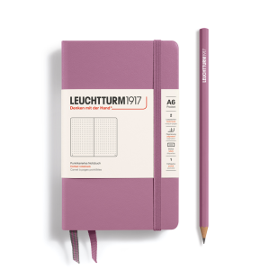 NOTATNIK LEUCHTTURM1917 POCKET (A6) DUSTY ROSE, W KROPKI