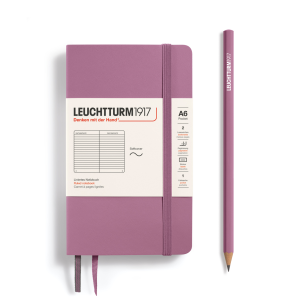 NOTATNIK LEUCHTTURM1917 POCKET (A6) MIĘKKA OPRAWA DUSTY ROSE W LINIE