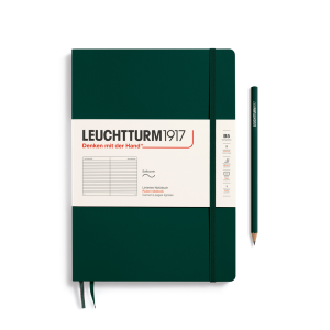 NOTATNIK LEUCHTTURM1917 COMPOSITION (B5) MIĘKKA OPRAWA FOREST GREEN W LINIĘ