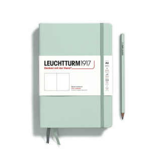 NOTATNIK LEUCHTTURM1917 MEDIUM (A5) NATURAL COLOURS MINT GREEN, GŁADKI