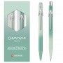 Zestaw długopis 849 i ołówek 844 CARAN D'ACHE Misty Forest, w etui, zielony