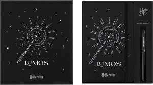 Zestaw Moleskine edycja limitowana HARRY POTTER czarny hard LUMOS + Pióro kulkowe