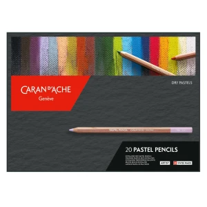 ZESTAW PASTEL PENCIL, CARAN D'ACHE, 20SZT W PUDEŁKU