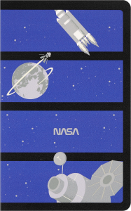 Zeszyt Moleskine Volant Journals Large (13x21cm) w linie NASA