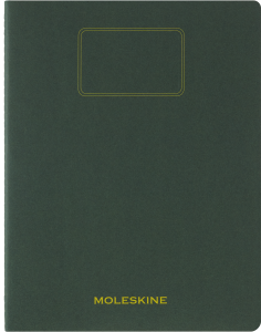 Zeszyt Moleskine Cahier Journals XXL (21.6X27.9 cm) gładki, zielony, 120 stron