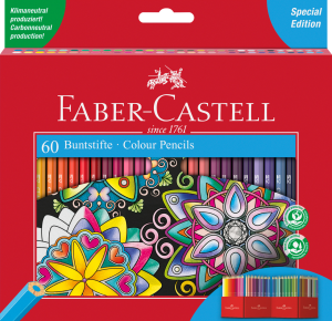 POLYCHROMOS KREDKI ZESTAW 48 KOL. KASETA DREWNIANA FABER-CASTELL