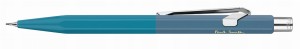 Ołówek Automatyczny Caran d'Ache 849 Paul Smith Cyan Blue & Steel Blue