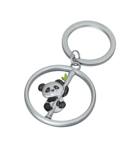 BRELOK TROIKA SPINNING PANDA, METAL