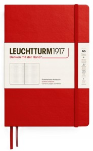NOTATNIK LEUCHTTURM1917 MEDIUM (A5) CZERWONY W KROPKI