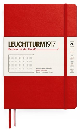 LEUCHTTURM1917-Notatnik-Notes-A5-Kropka-bullet-journal-w-kropki-CHERRY-Stan-opakowania-oryginalne.jpeg