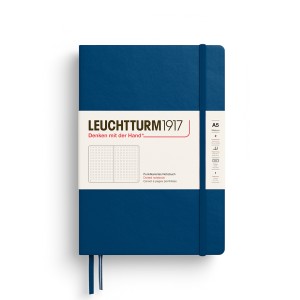 NOTATNIK LEUCHTTURM1917 MEDIUM (A5) INDYGO W KROPKI