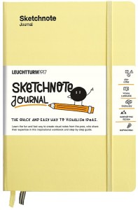NOTATNIK LEUCHTTURM1917 SKETCHNOTE JOURNAL 120 G MEDIUM (A5)TWARDA OPRAWA WANILIOWY