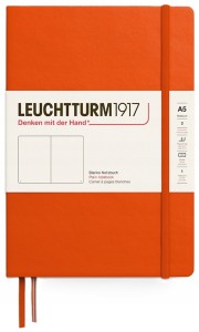 NOTATNIK LEUCHTTURM1917 MEDIUM (A5) POMARAŃCZOWY GŁADKI