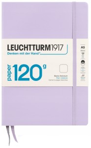 NOTATNIK LEUCHTTURM1917 EDYCJA 120 G MEDIUM, LILIOWY (LILAC), GŁADKI