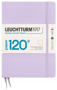 NOTATNIK LEUCHTTURM1917 EDYCJA 120 G MEDIUM LILIOWY (LILAC) W KROPKI