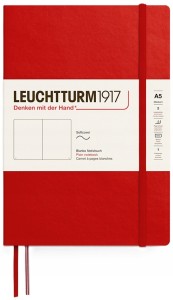 NOTATNIK LEUCHTTURM1917 MEDIUM (A5) MIĘKKA OPRAWA CHERRY GŁADKI