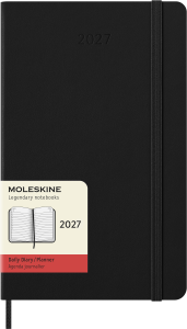MOLESKINE kalendarz 2027 CZARNY LARGE HARD DZIENNY (13x21)