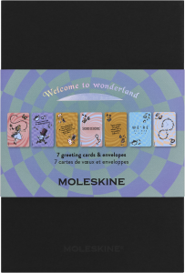 Zestaw pocztówek MOLESKINE 2026 Alice in Wonderland 7 szt